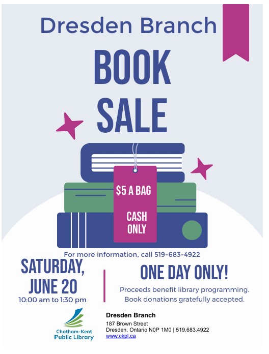 book sale flyer